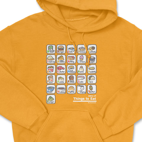 ABCs of Things to Eat Hoodie